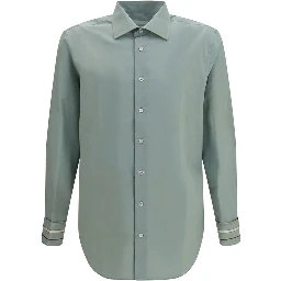 Bicolor Cotton Dress Shirt