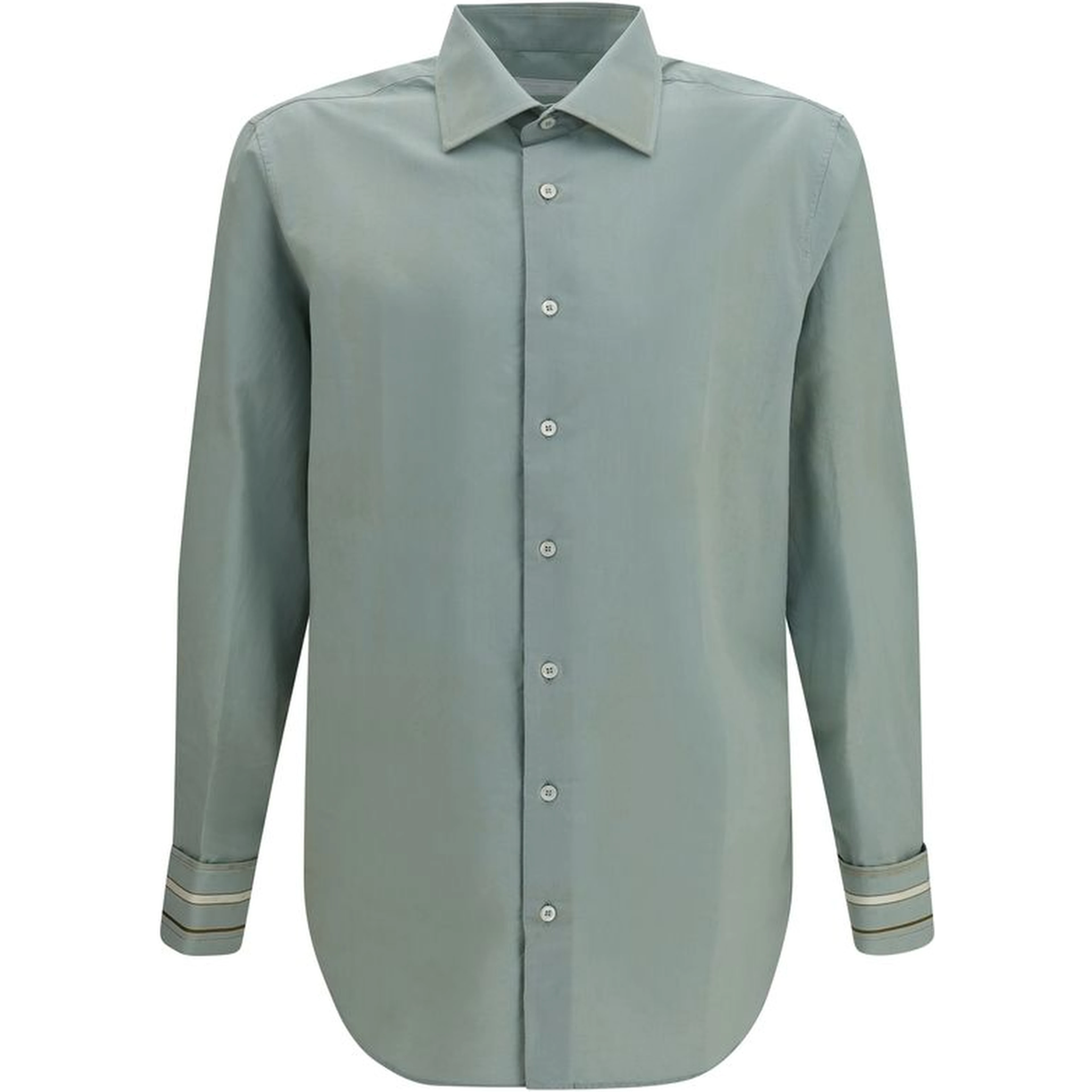 Bicolor Cotton Dress Shirt
