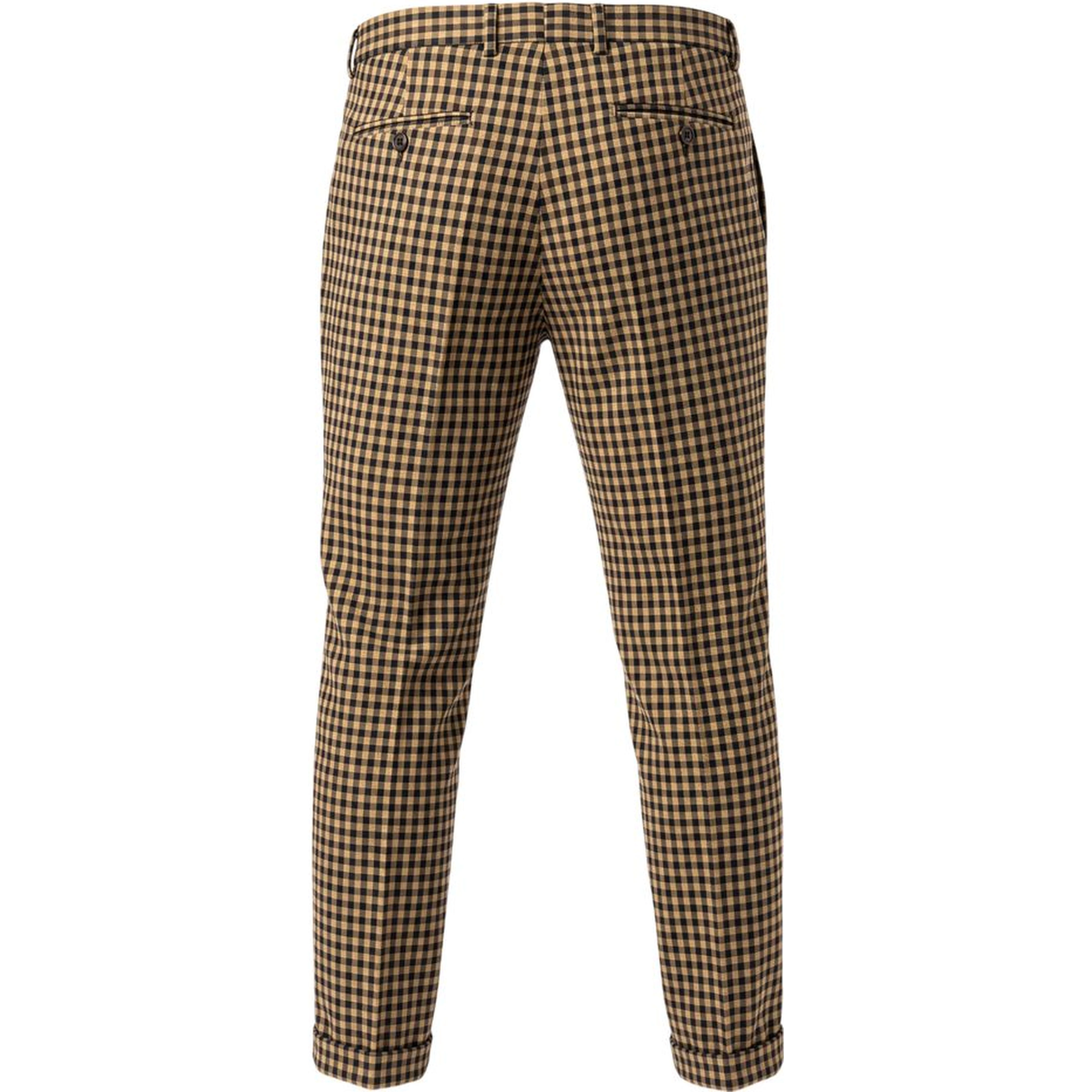 Brown Viscose Men Pant