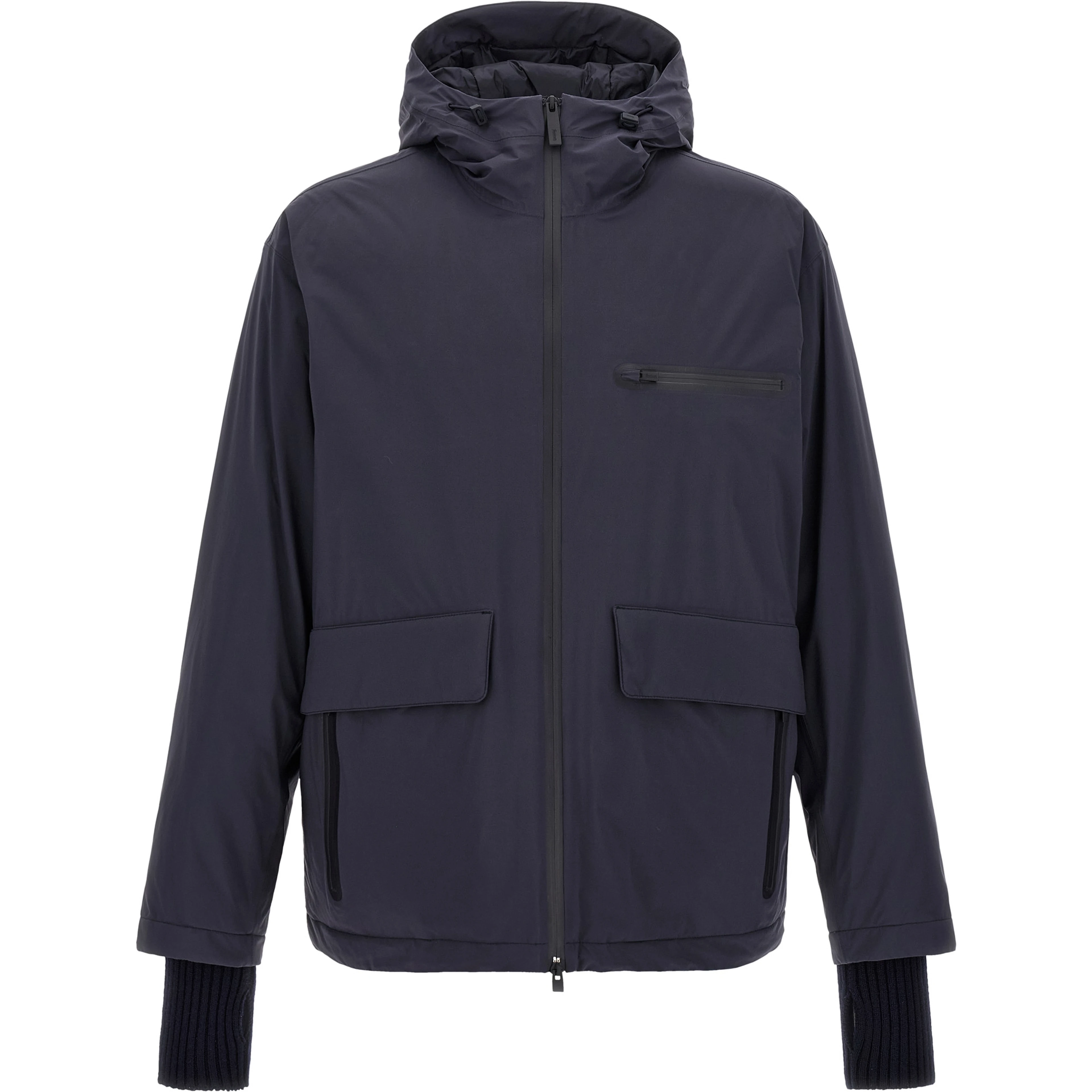 Blue Polyamide Shell Jacket