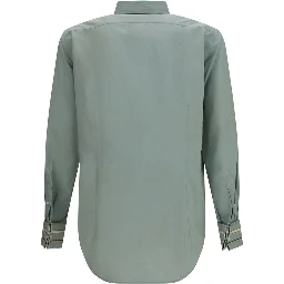 Bicolor Cotton Dress Shirt