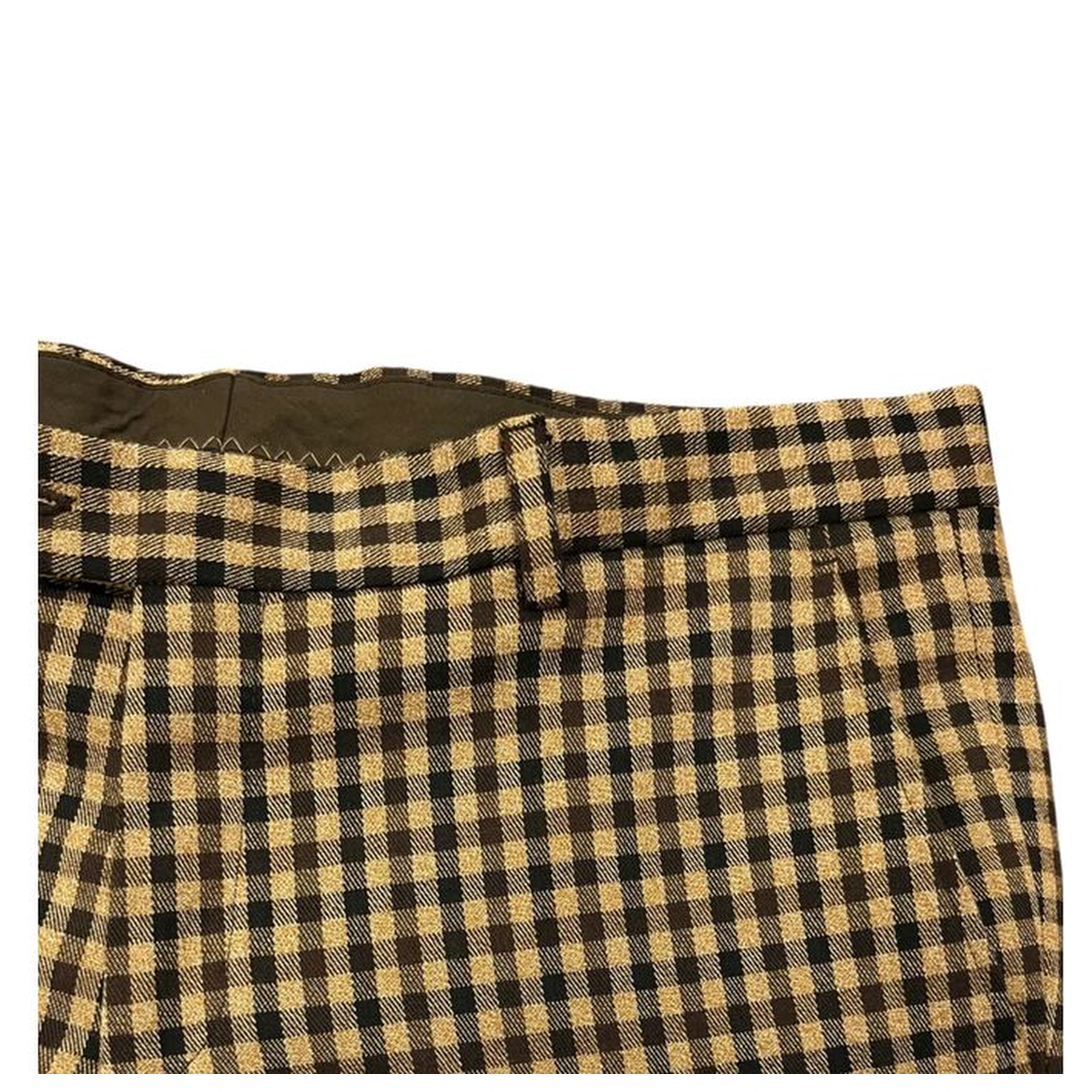 Brown Viscose Men Pant