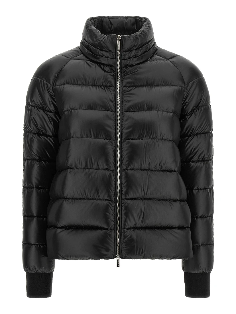 Black Wool Shell Jacket