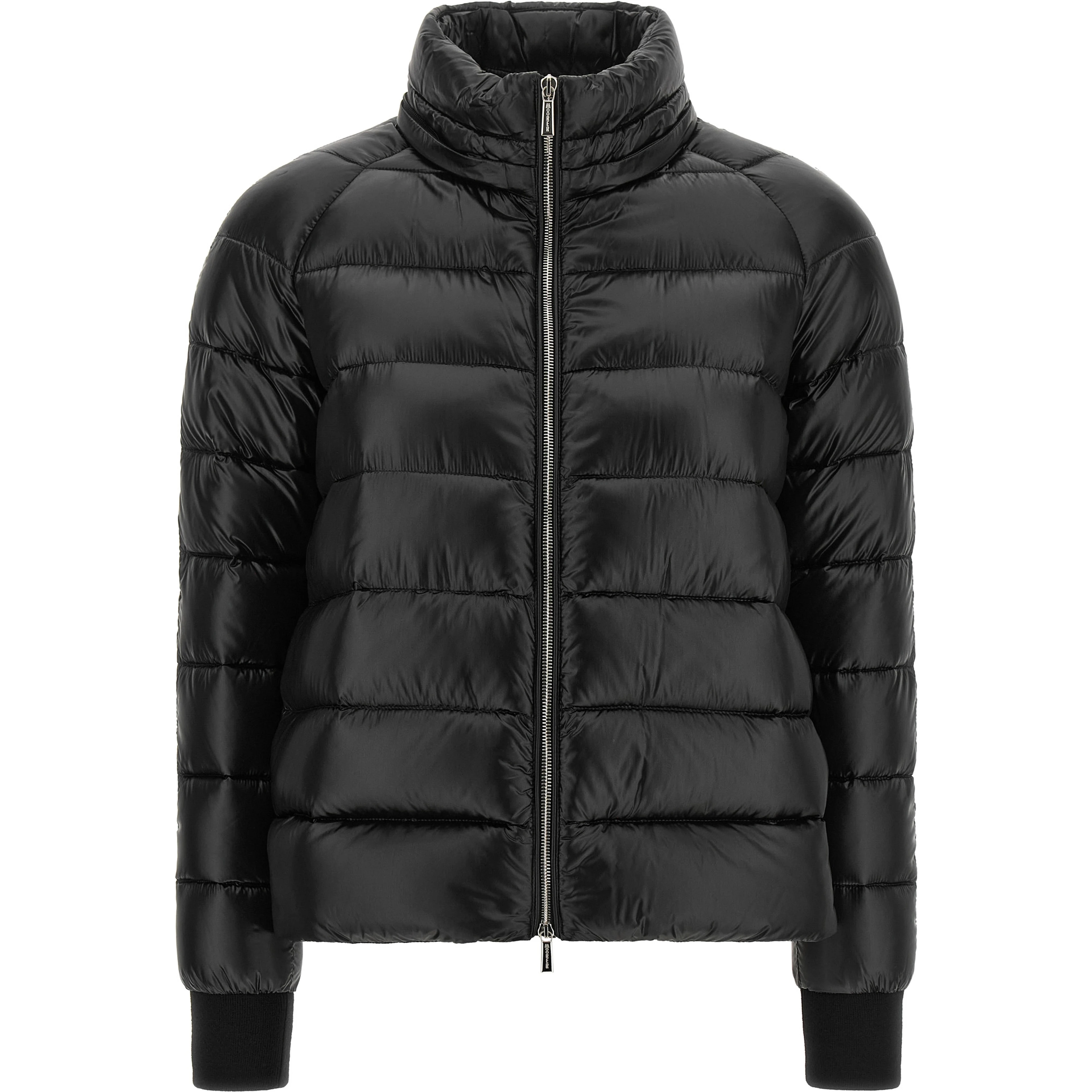 Black Wool Shell Jacket
