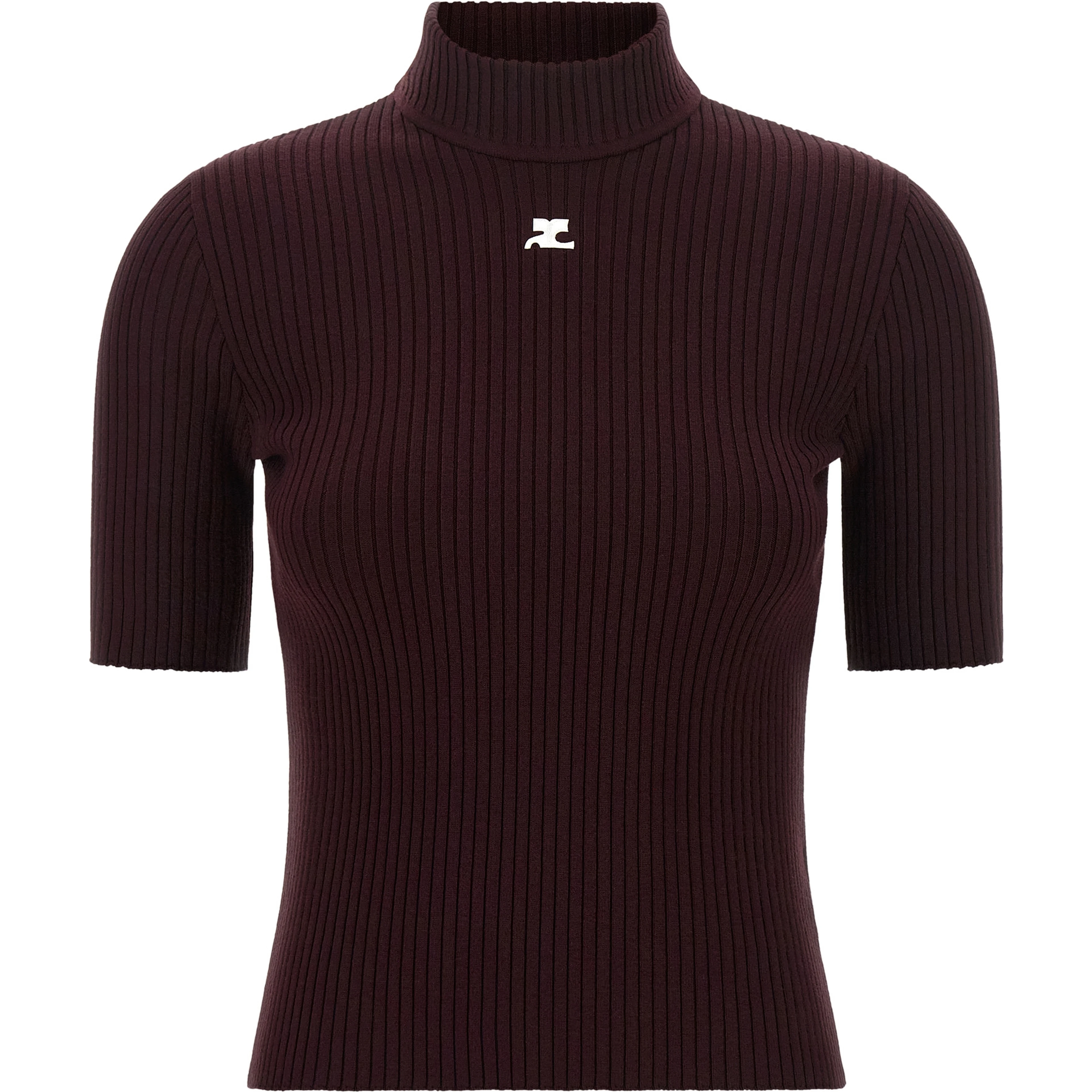 Bordeaux Viscose Sweatshirt
