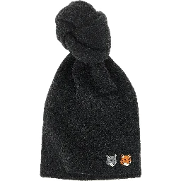 Gray Virgin Wool Scarf
