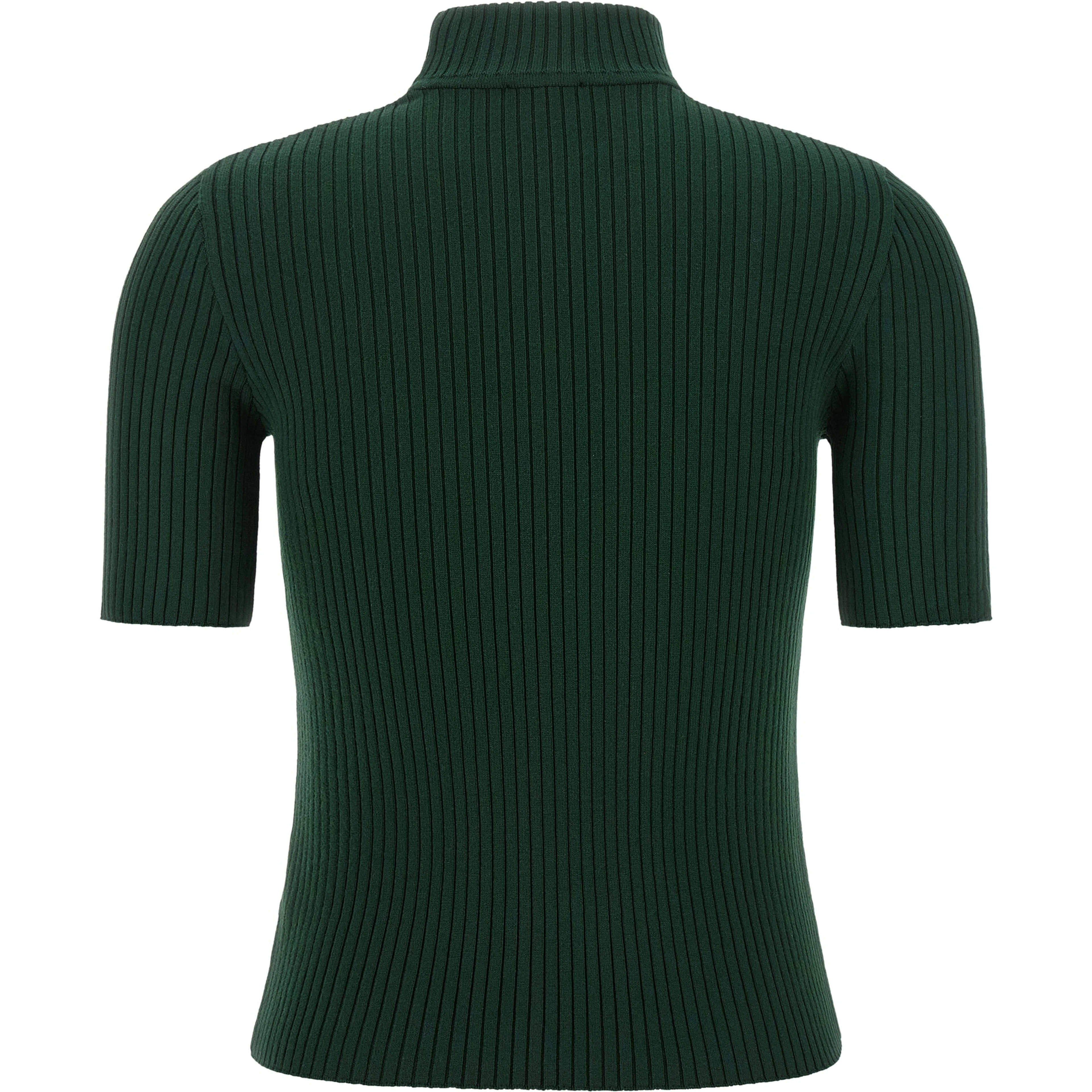Bicolor Viscose Turtleneck
