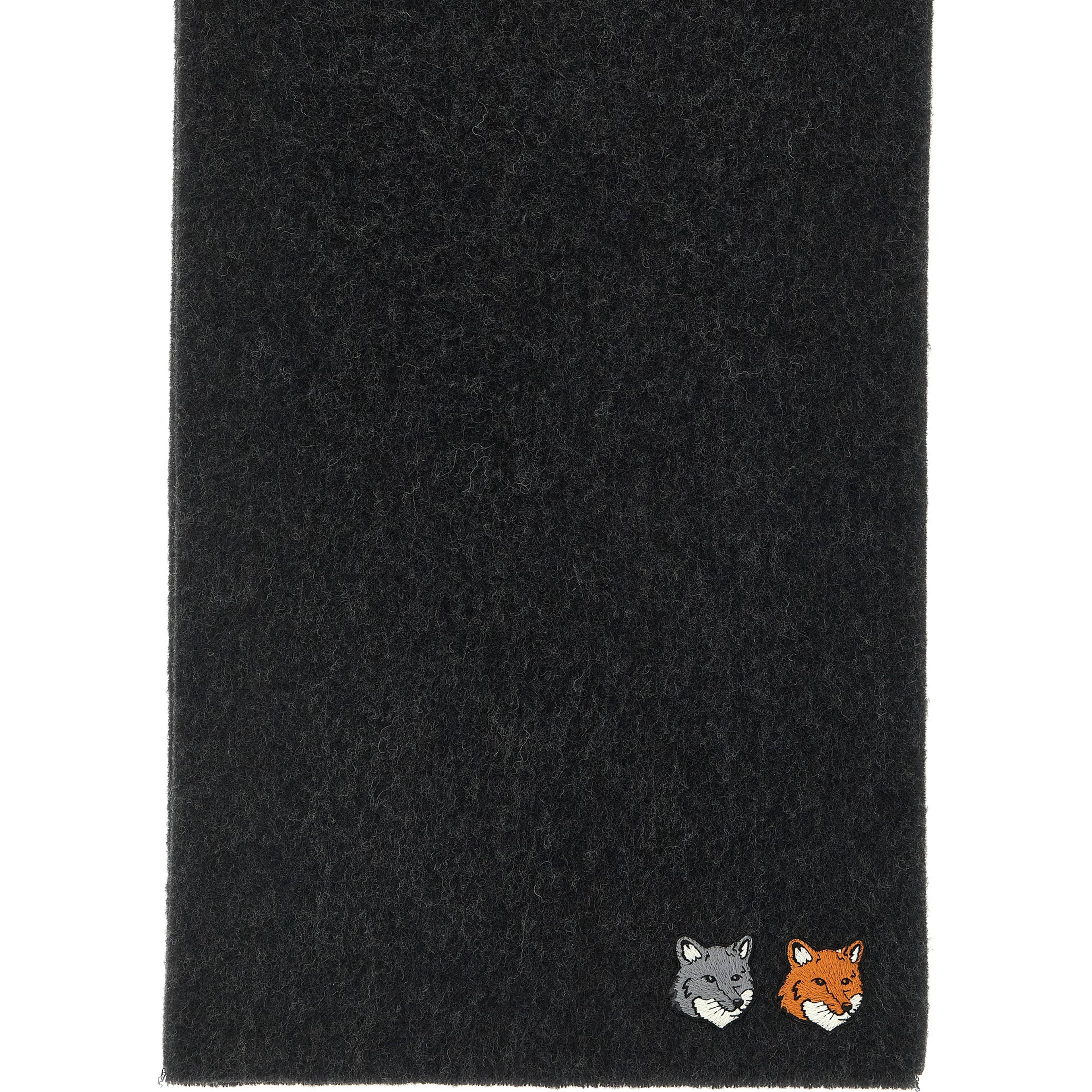 Gray Virgin Wool Scarf