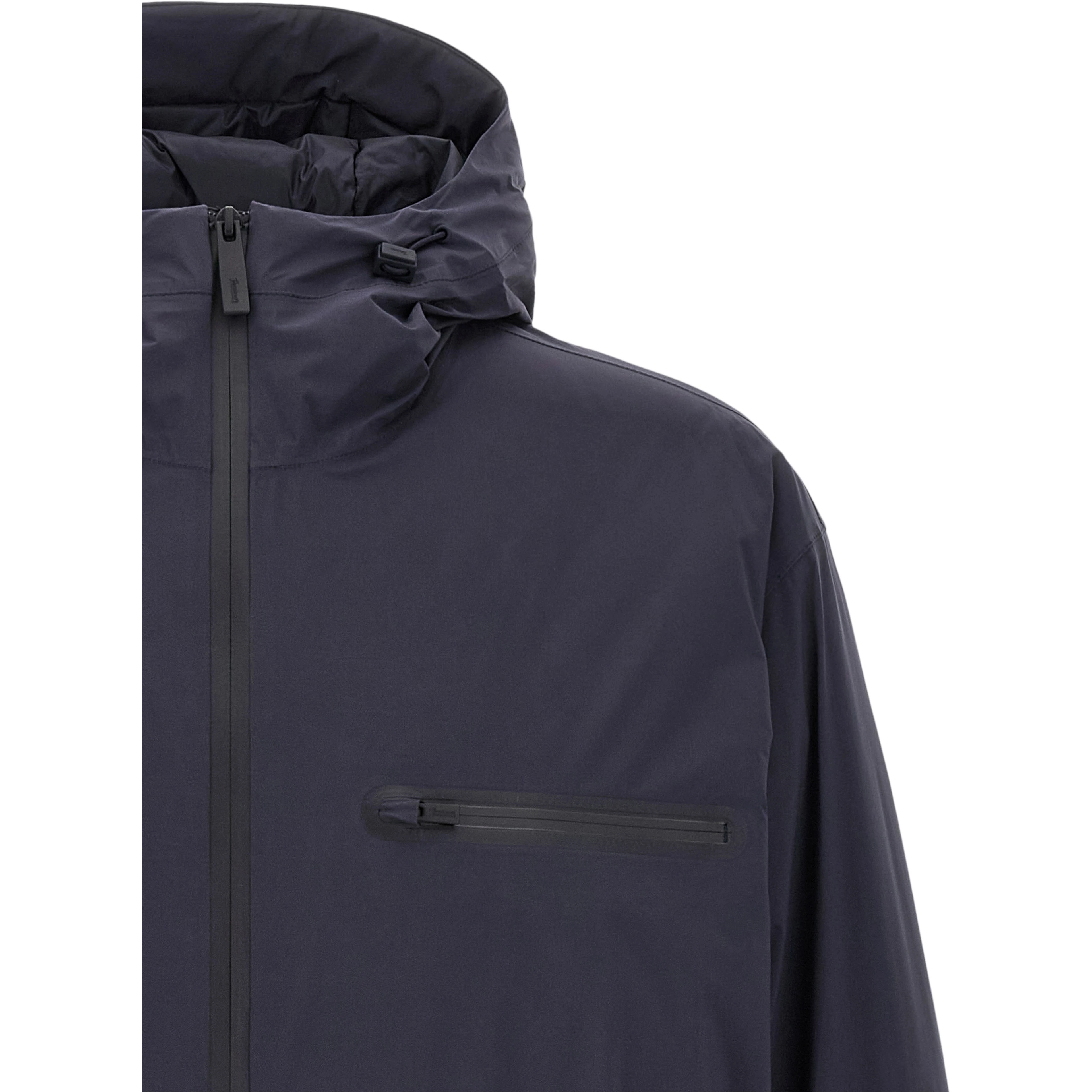 Blue Polyamide Shell Jacket