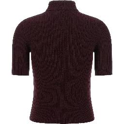 Bordeaux Viscose Sweatshirt