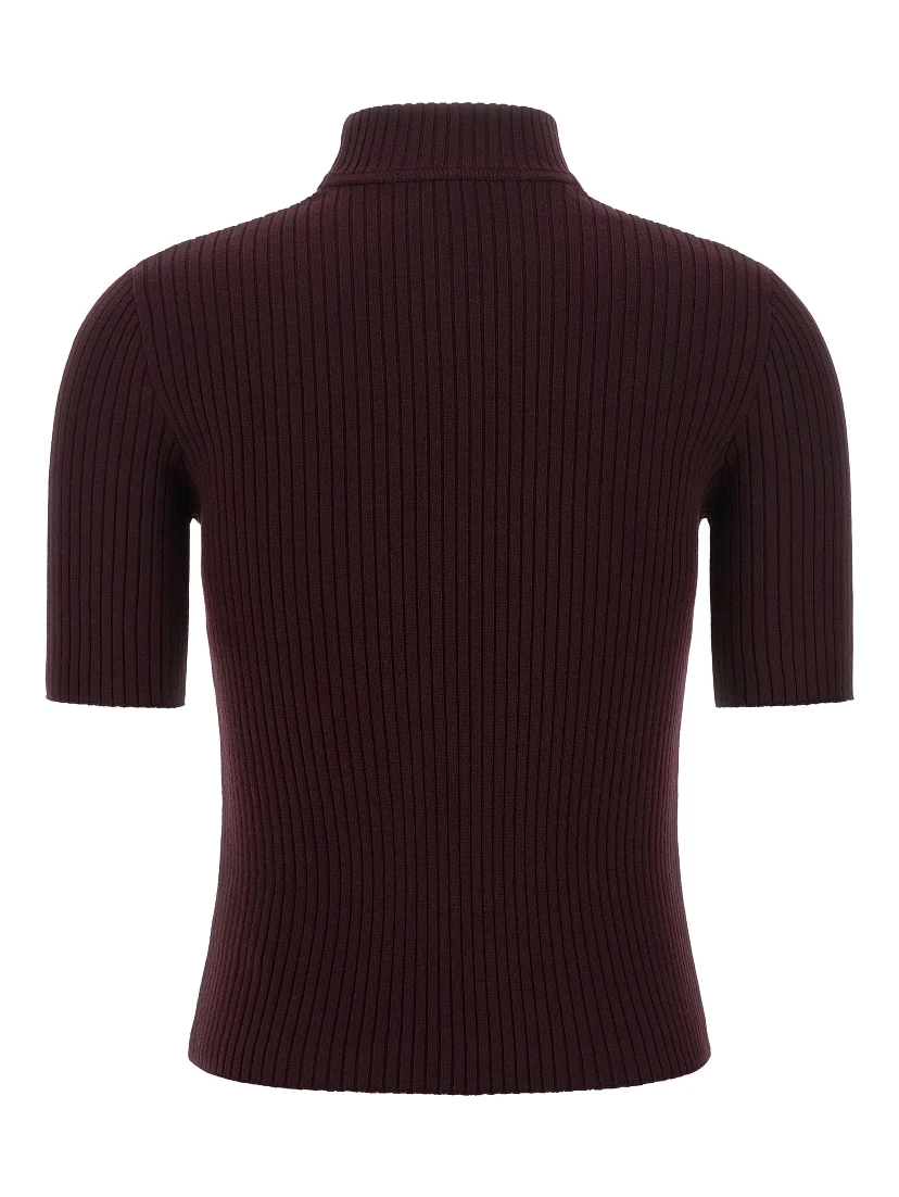 Bordeaux Viscose Sweatshirt