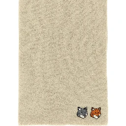White Virgin Wool Scarf