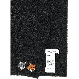 Gray Virgin Wool Scarf