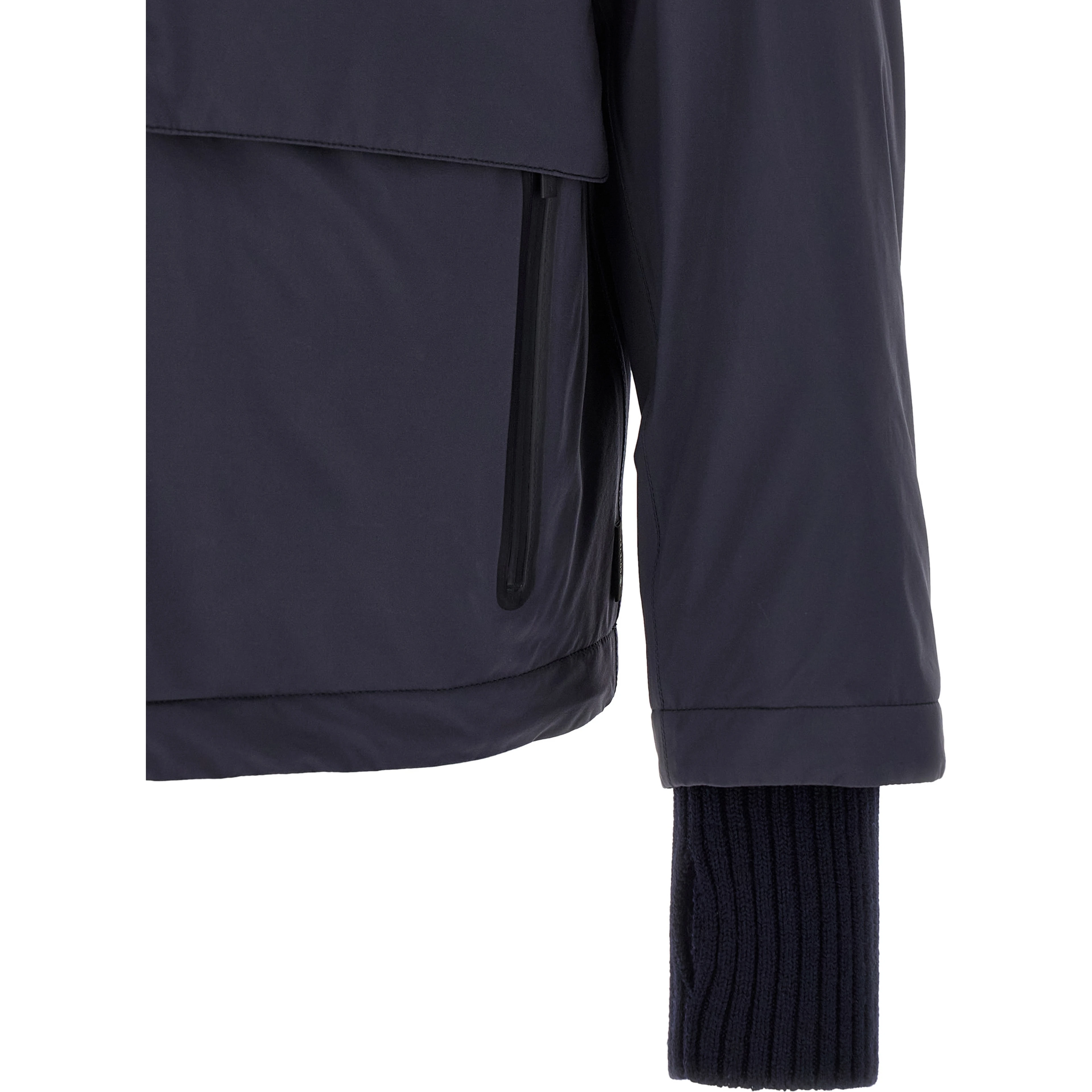 Blue Polyamide Shell Jacket