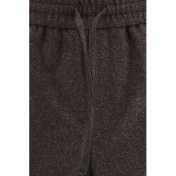 Brown Wool Oves Aries Casual Pants