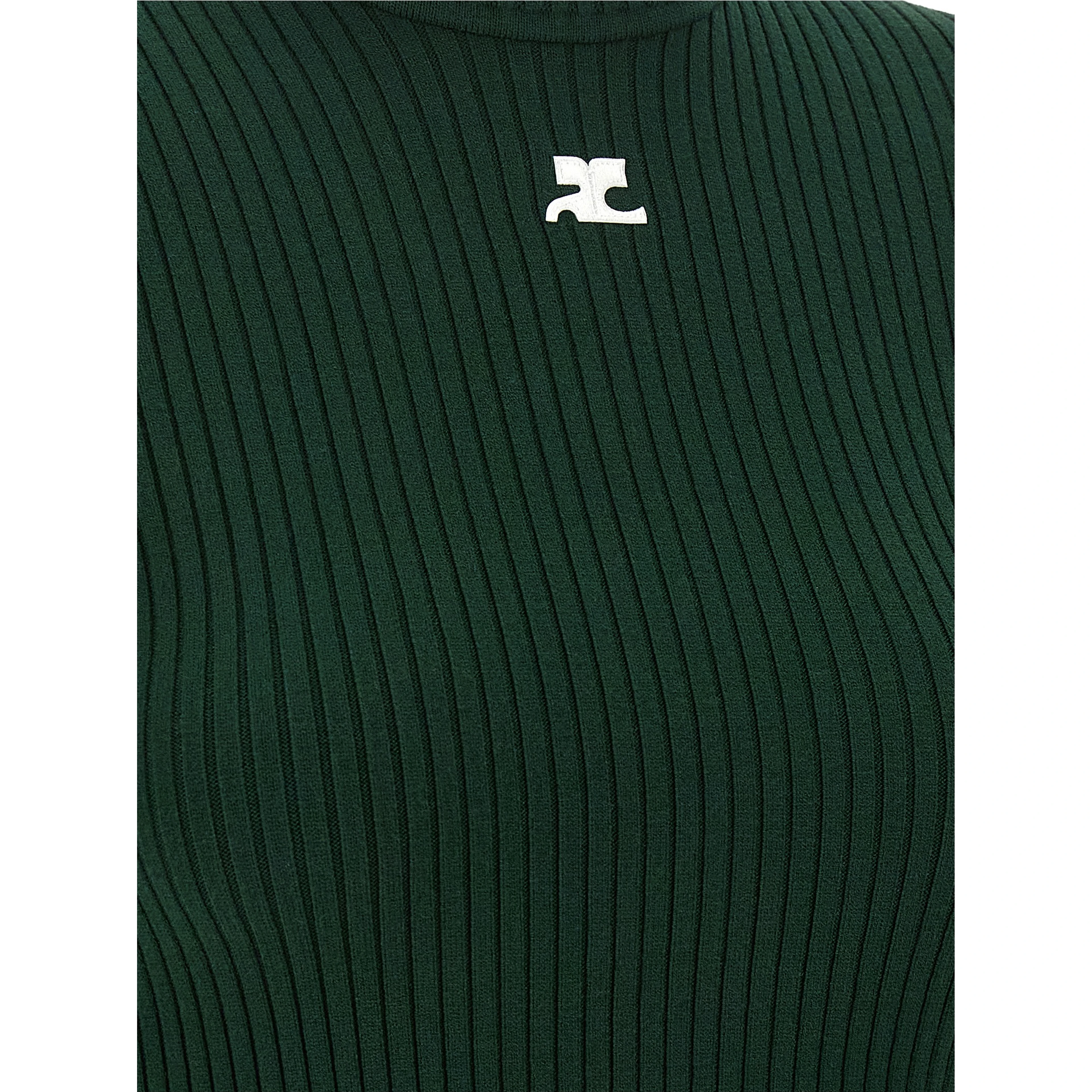 Bicolor Viscose Turtleneck