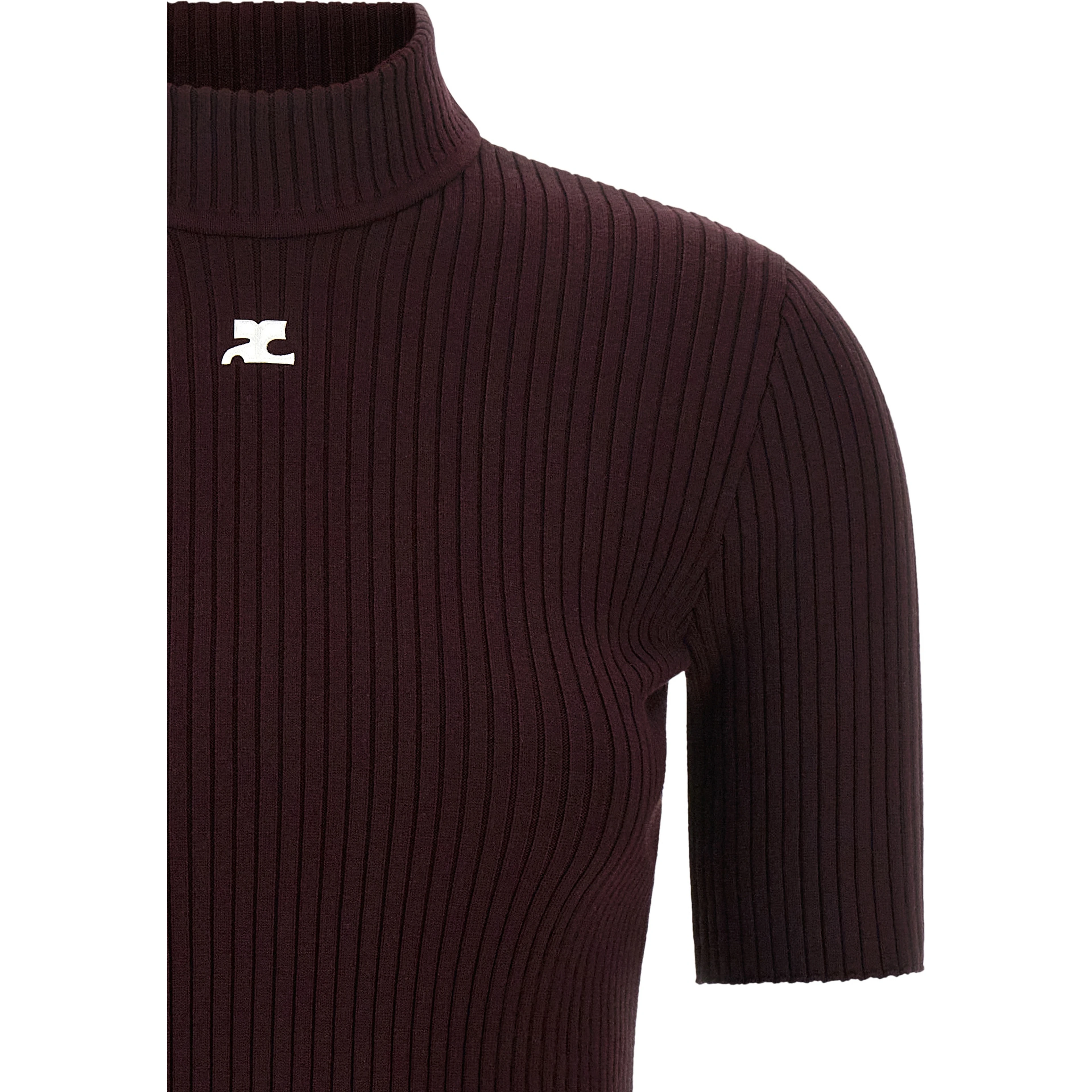 Bordeaux Viscose Sweatshirt