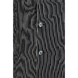 Black Viscose Pattern Shirt