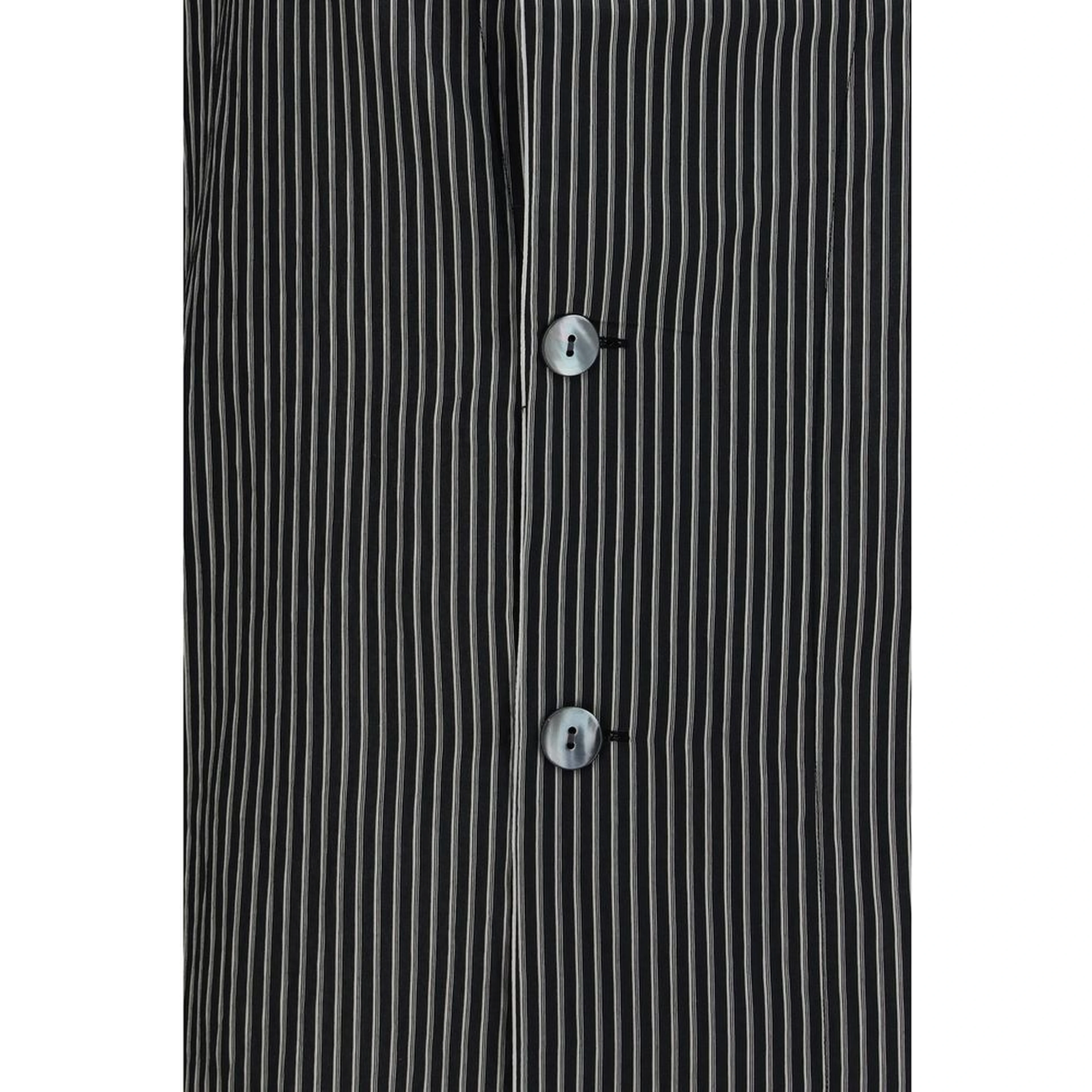 Black Viscose Pattern Shirt