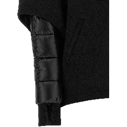 Black Wool Shell Jacket