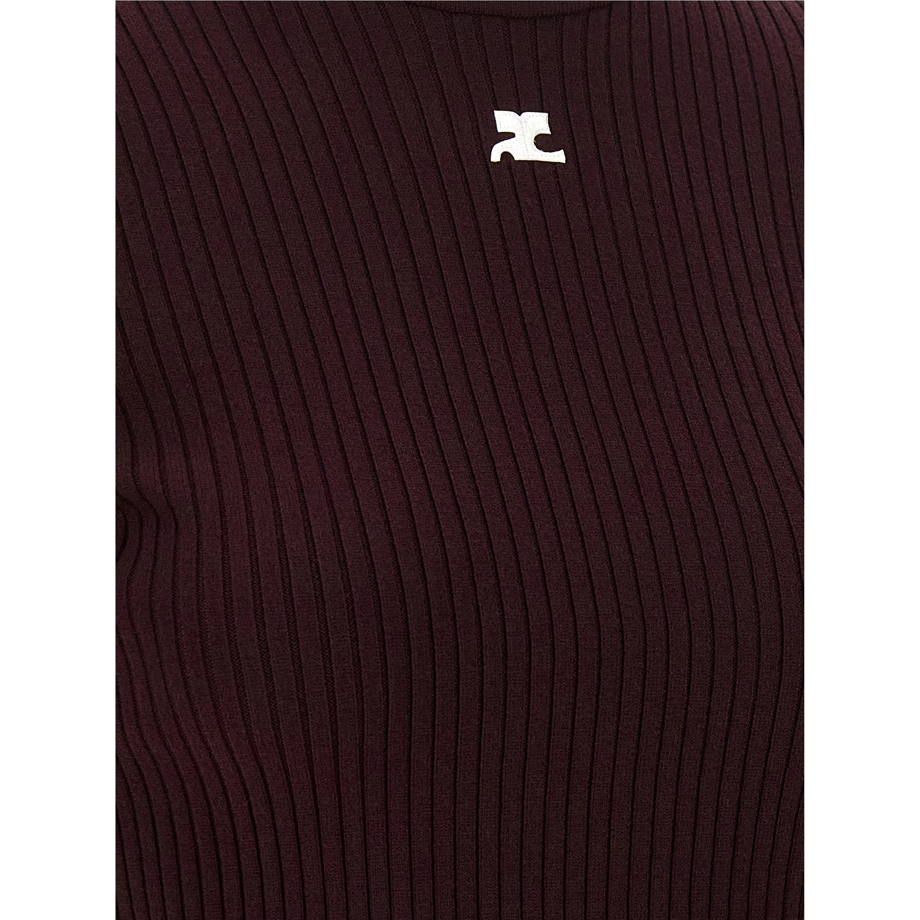 Bordeaux Viscose Sweatshirt