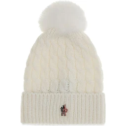 White Wool Oves Aries Beanie