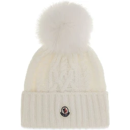 White Wool Oves Aries Beanie