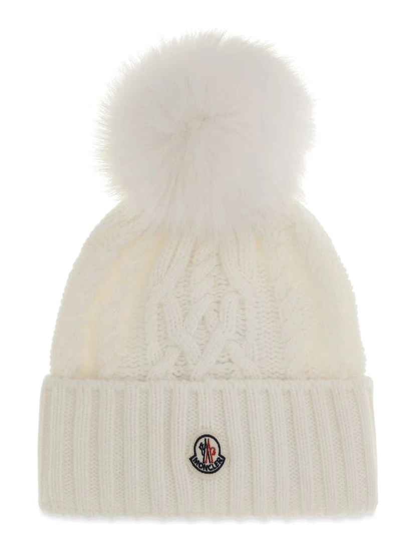 White Wool Oves Aries Beanie