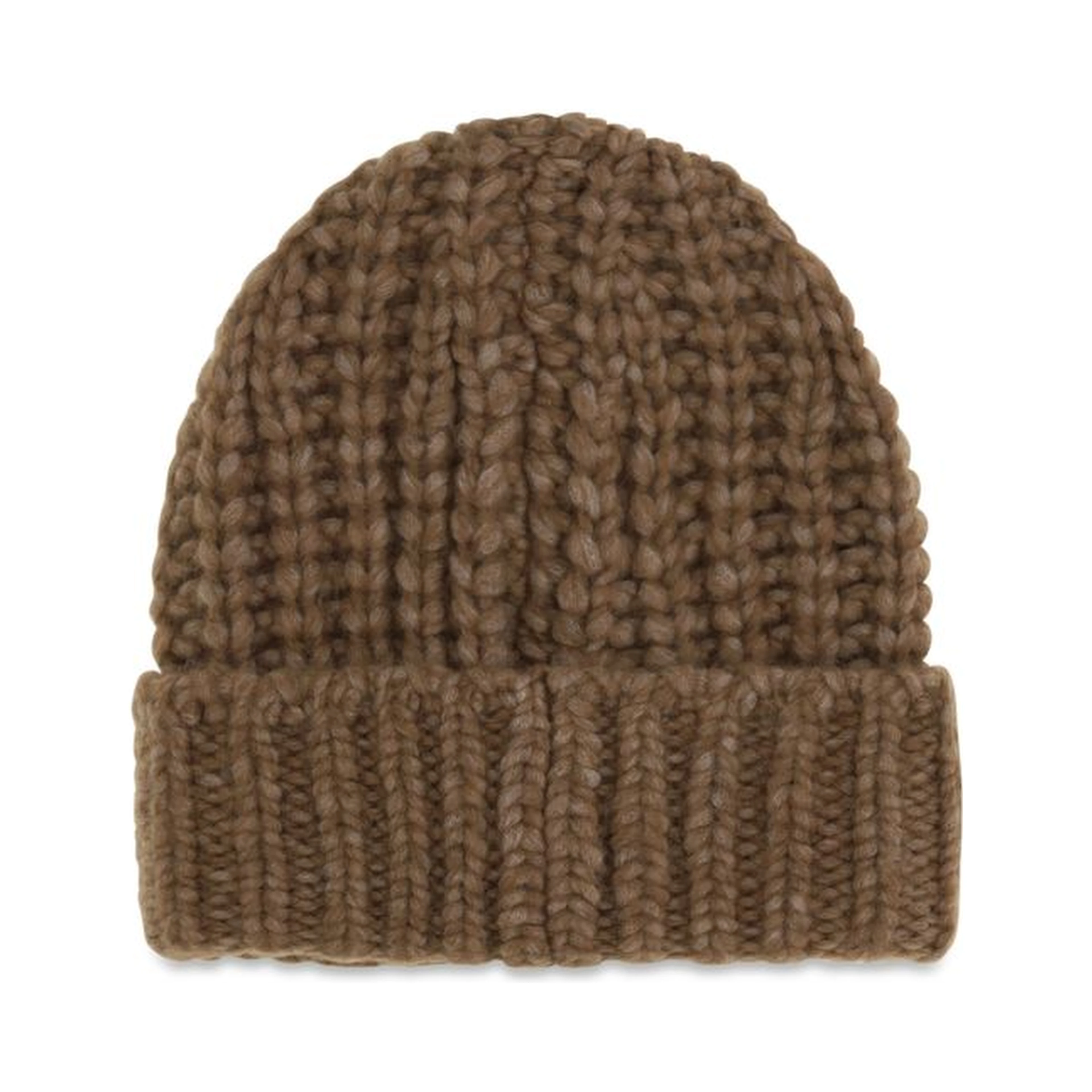 Brown Alpaca Vicugna Pacos Beanie