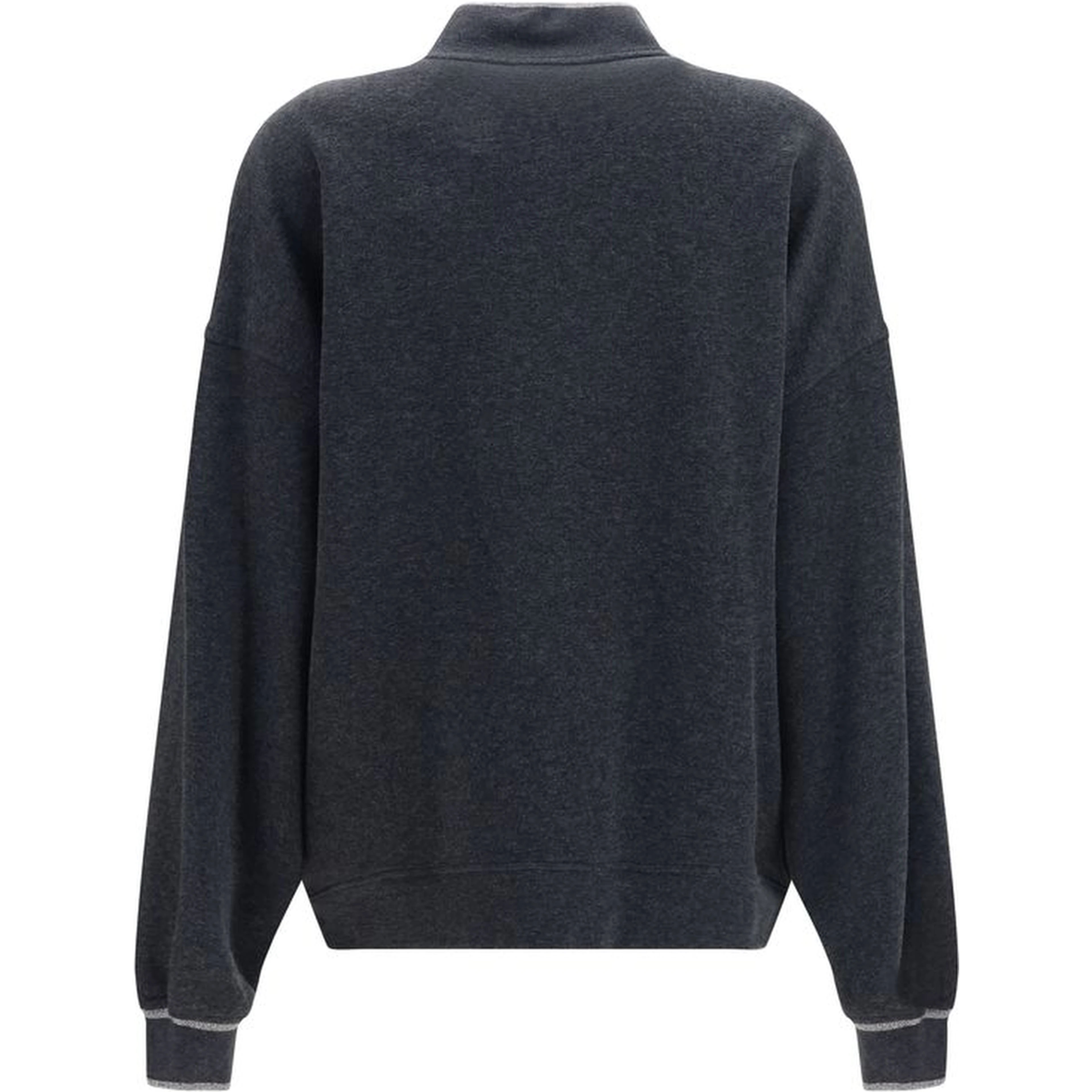 Gray Cotton Bomber
