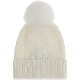 White Wool Oves Aries Beanie