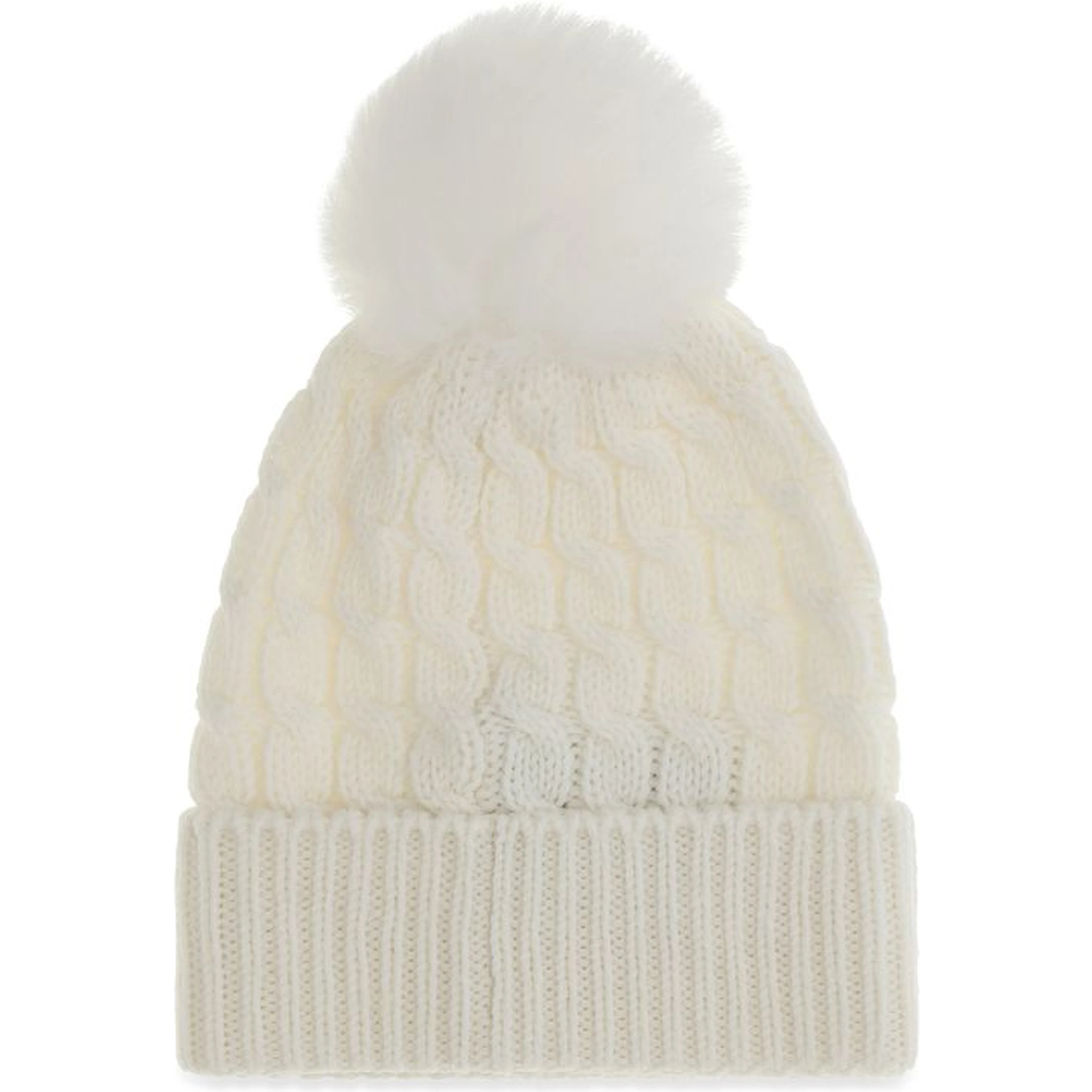 White Wool Oves Aries Beanie
