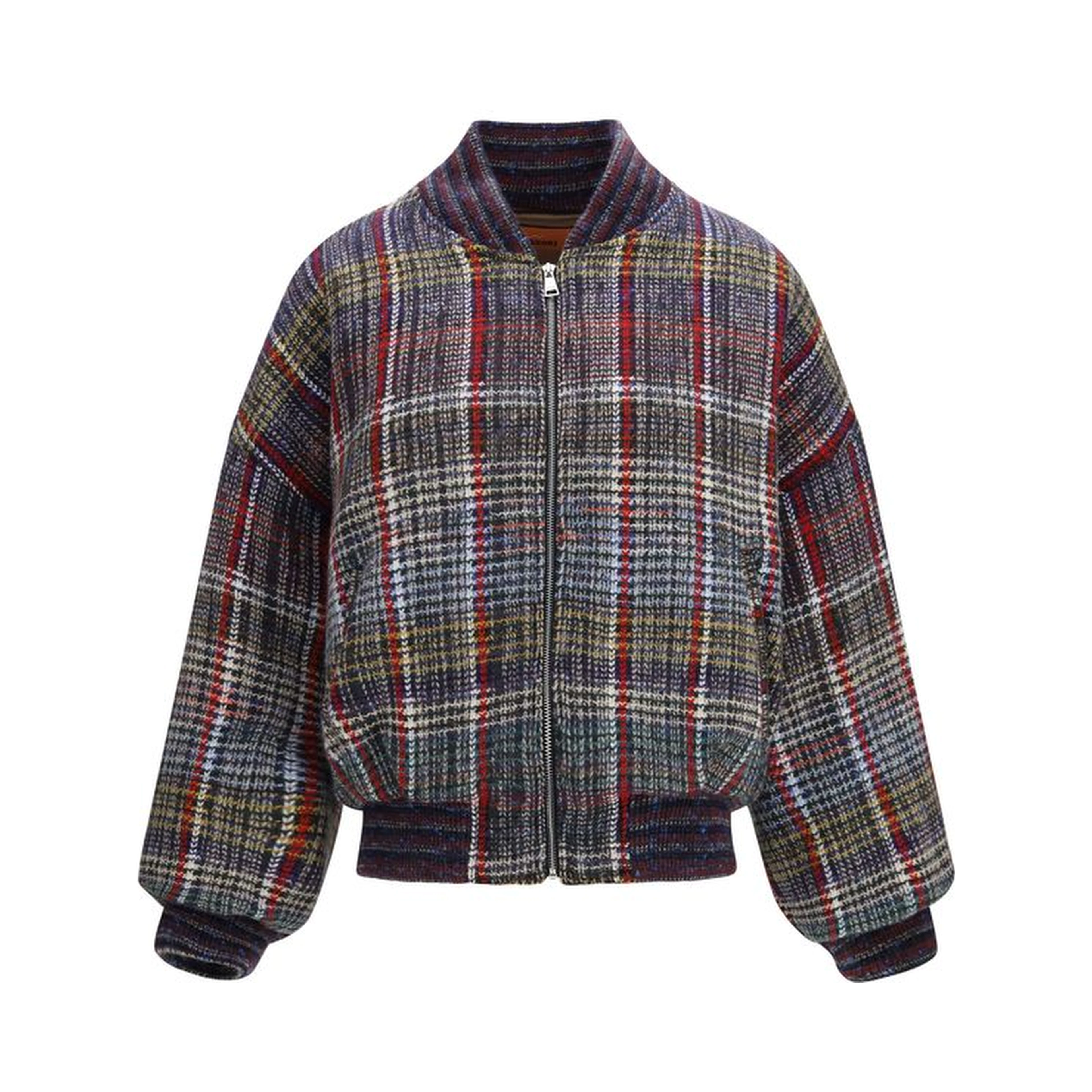 Multicolor Wool Oves Aries Bomber