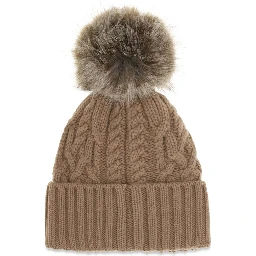 Brown Wool Oves Aries Beanie