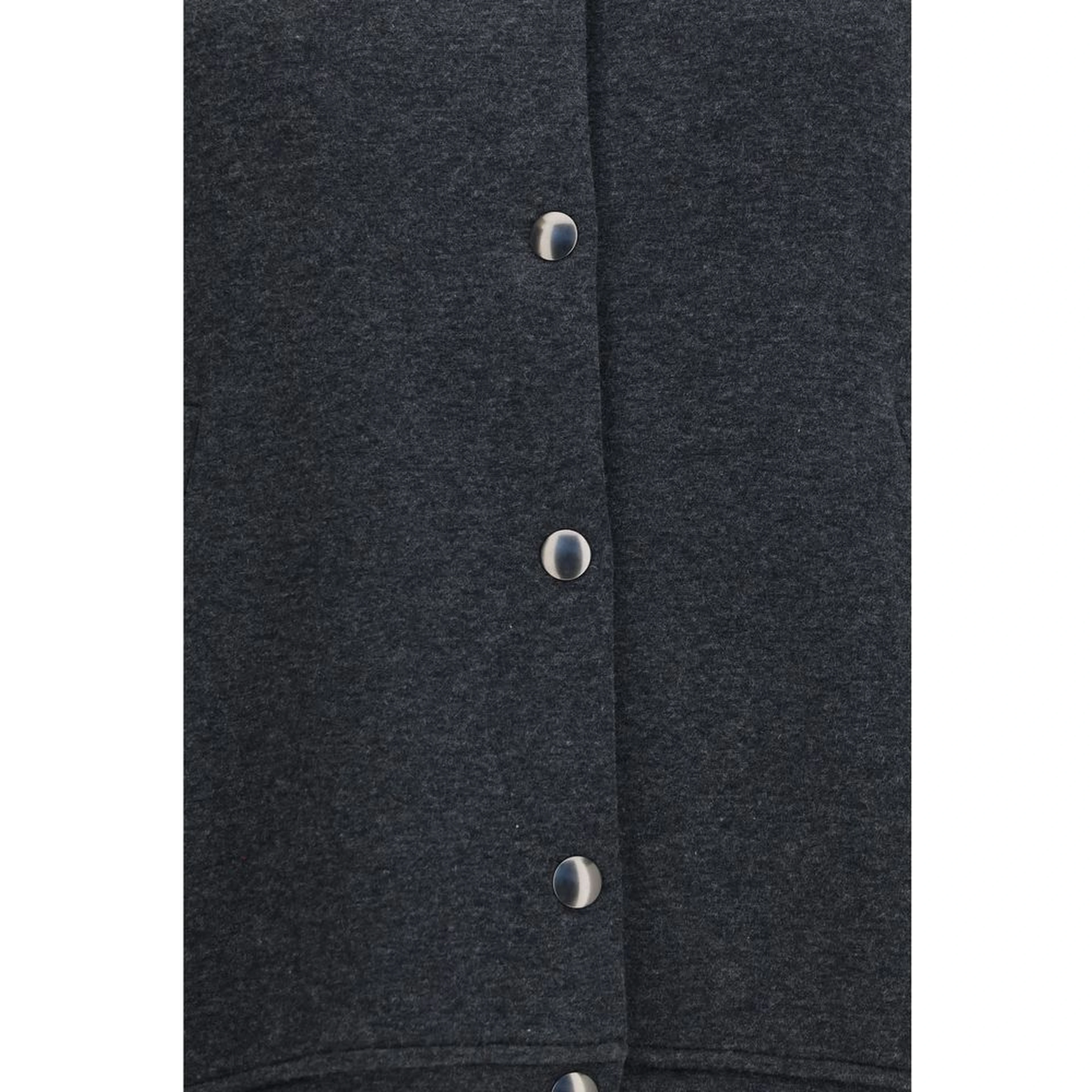 Gray Cotton Bomber