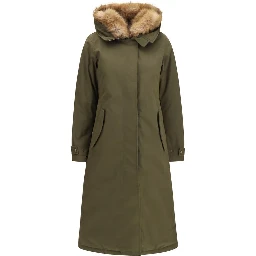 Bicolor Cotton Parka