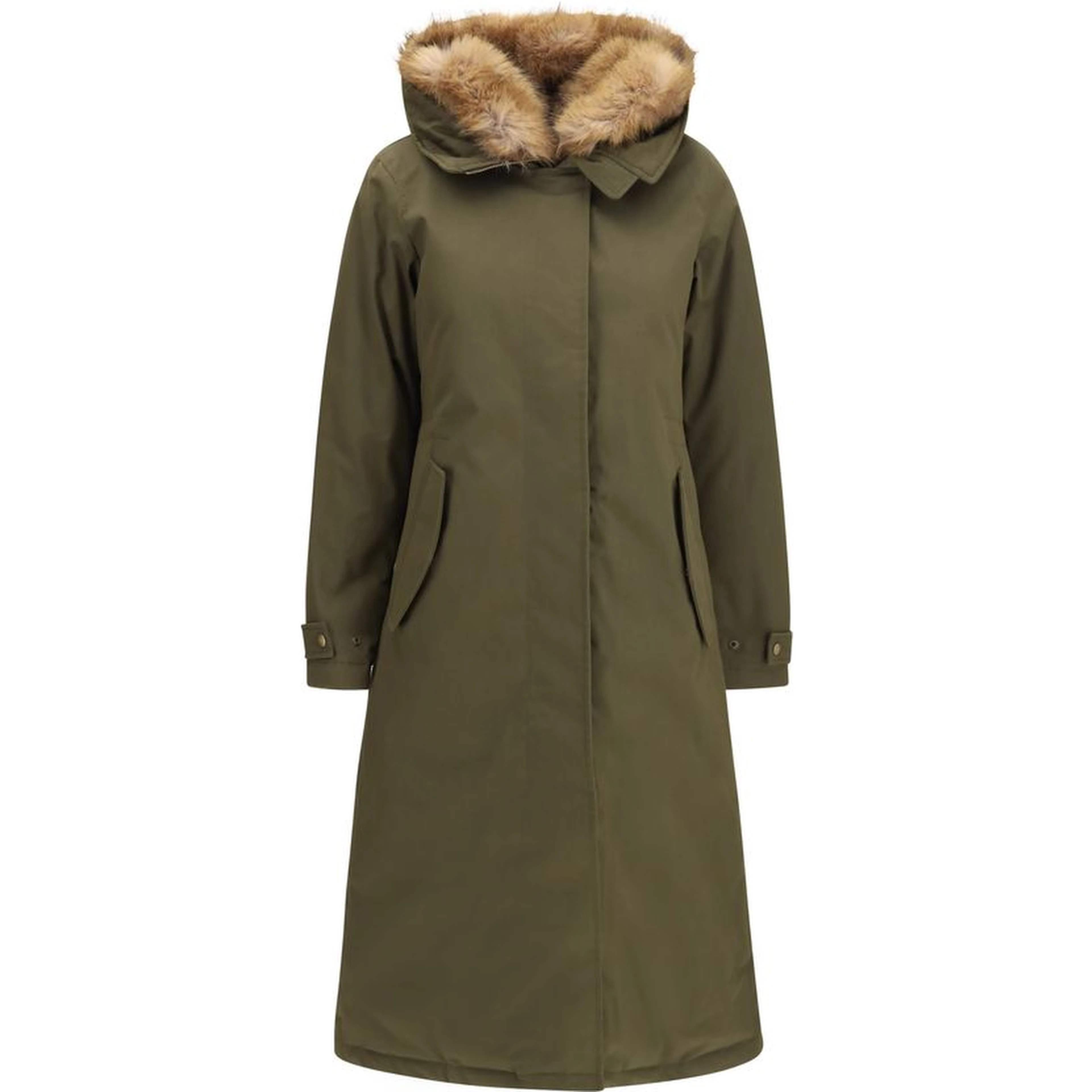 Bicolor Cotton Parka