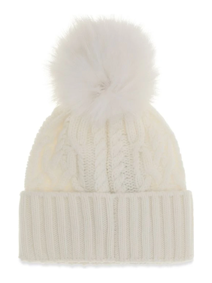 White Wool Oves Aries Beanie