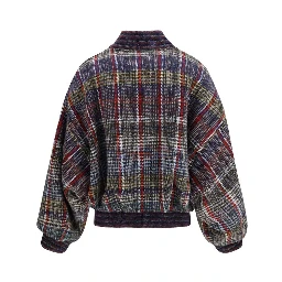 Multicolor Wool Oves Aries Bomber