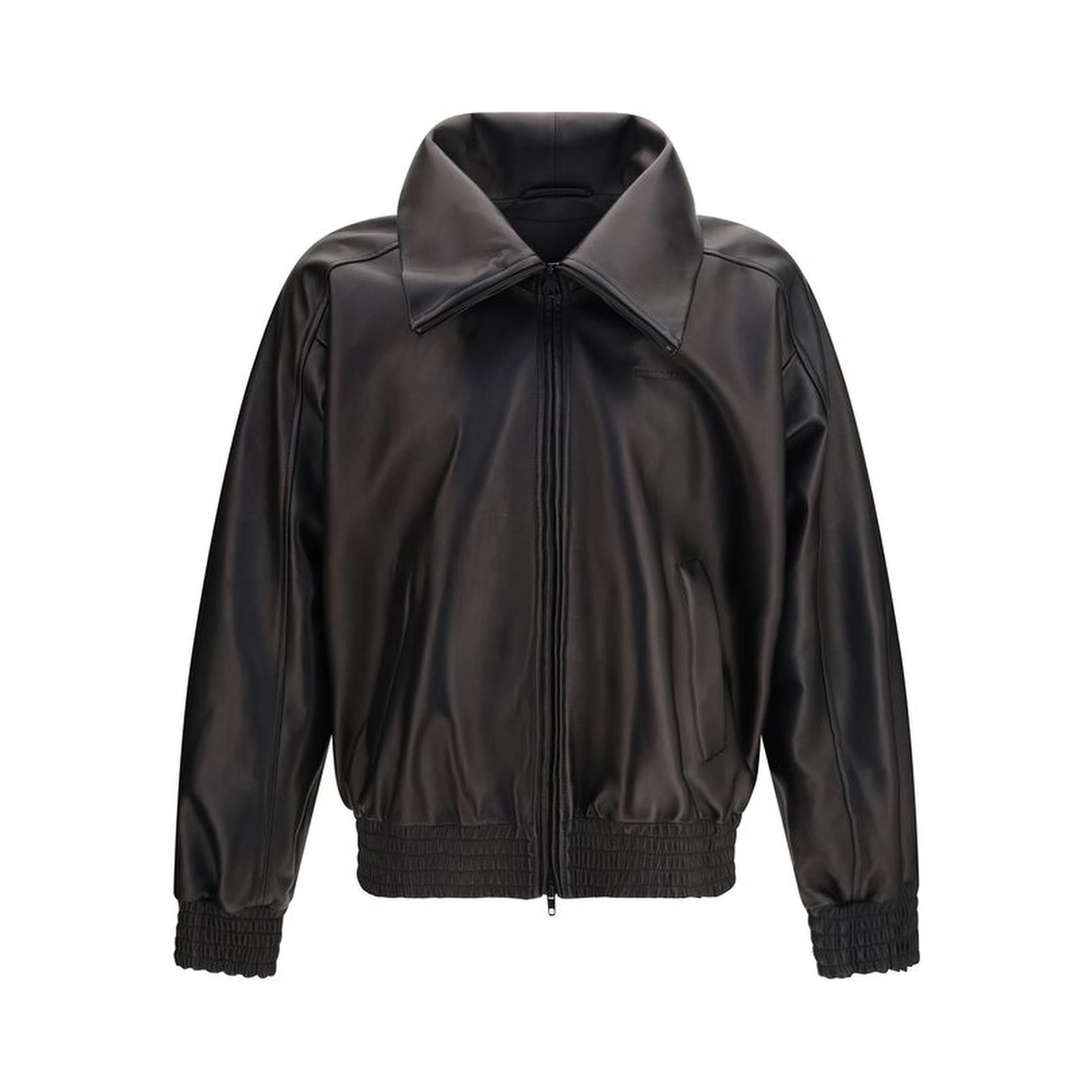Black Lamb Ovis Aries Leather Jacket