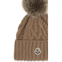 Brown Wool Oves Aries Beanie