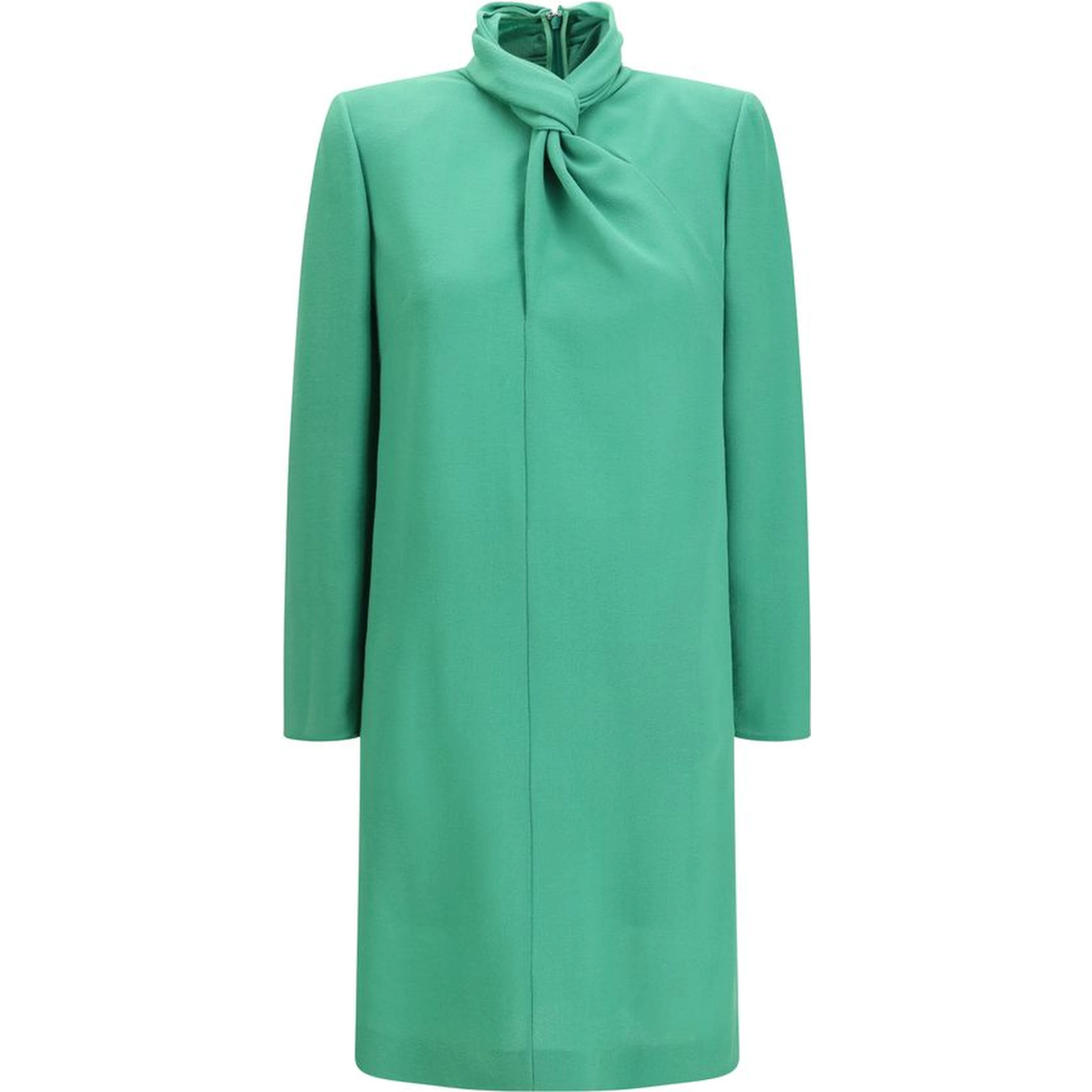 Bicolor Wool Oves Aries Casual Dress