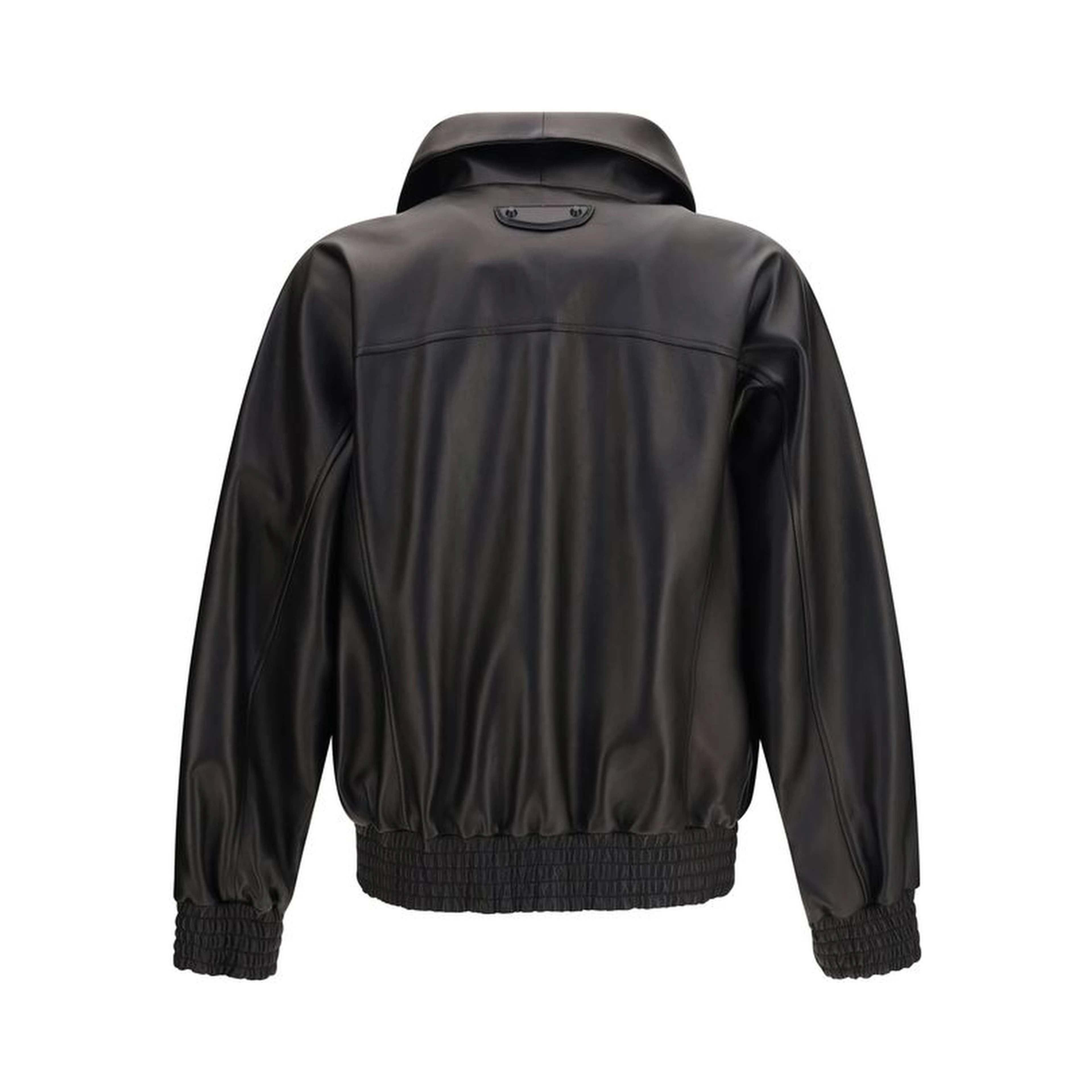 Black Lamb Ovis Aries Leather Jacket