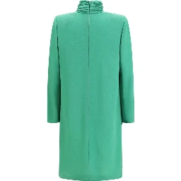 Bicolor Wool Oves Aries Casual Dress