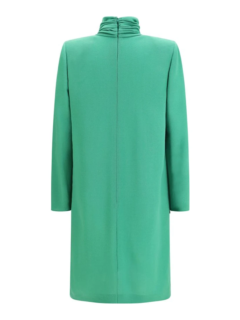 Bicolor Wool Oves Aries Casual Dress