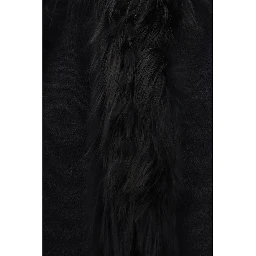 Black Wool Oves Aries Sleeveless Jacket