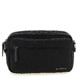 Black Polyamide Crossbody Bag