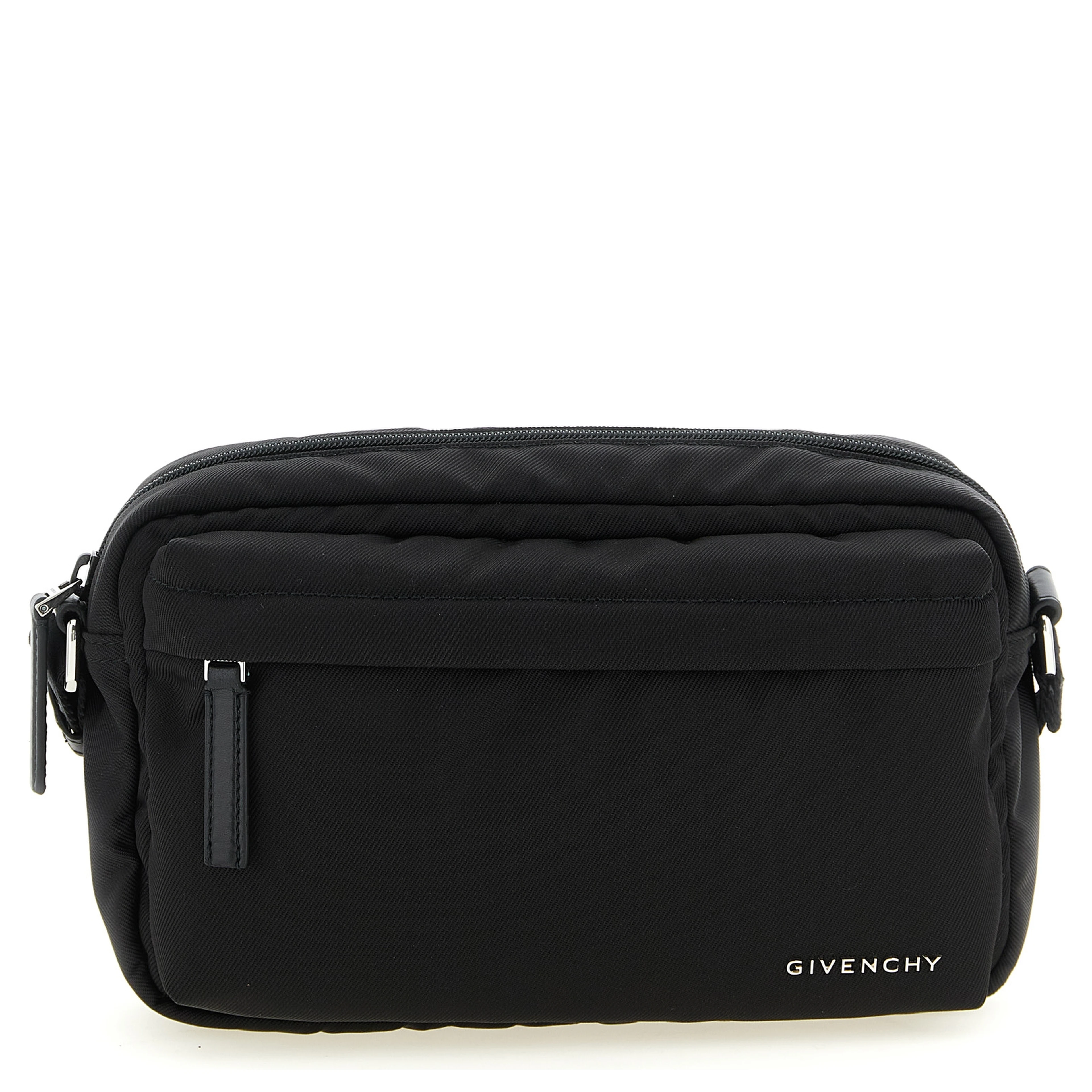 Black Polyamide Crossbody Bag