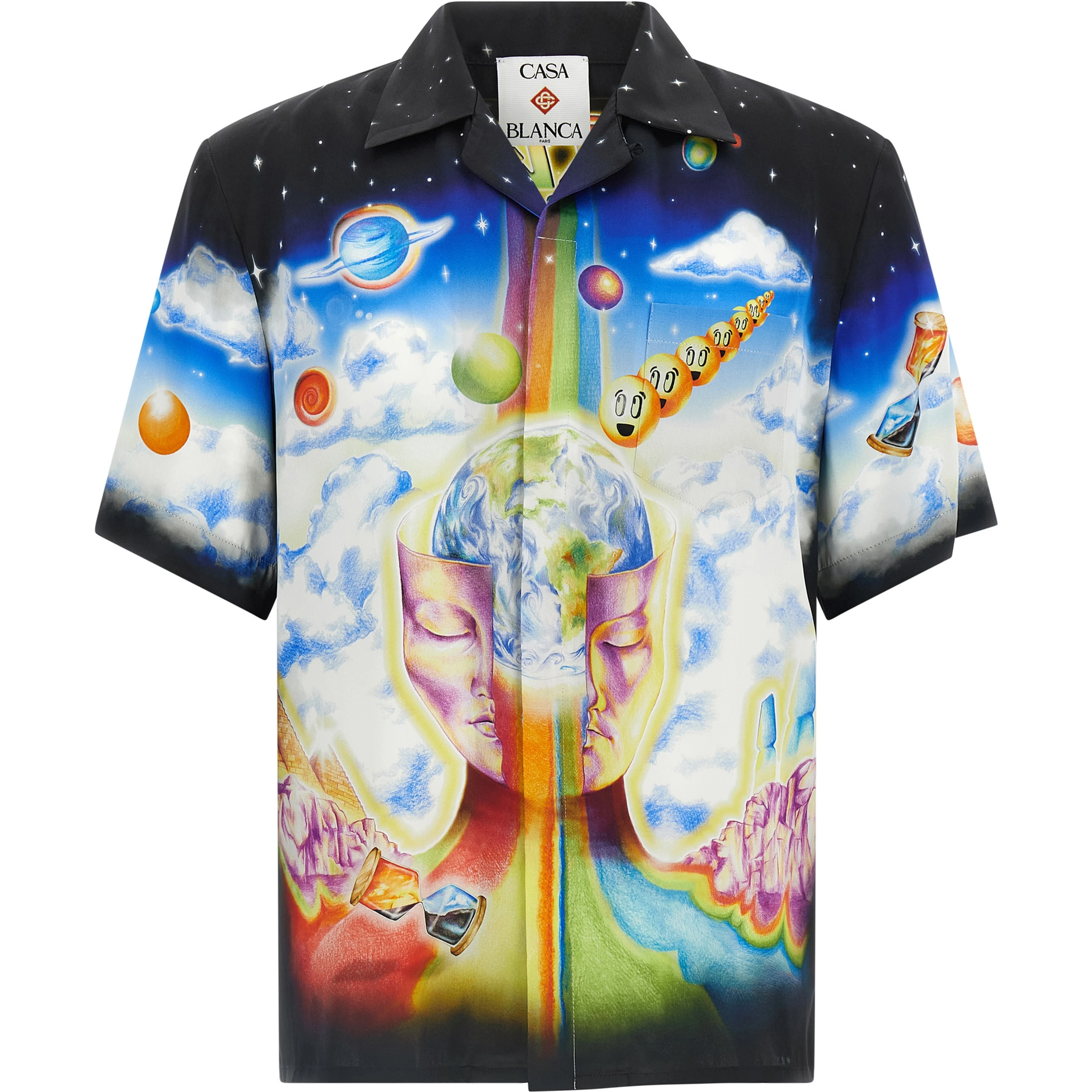 Multicolor Silk Blouse