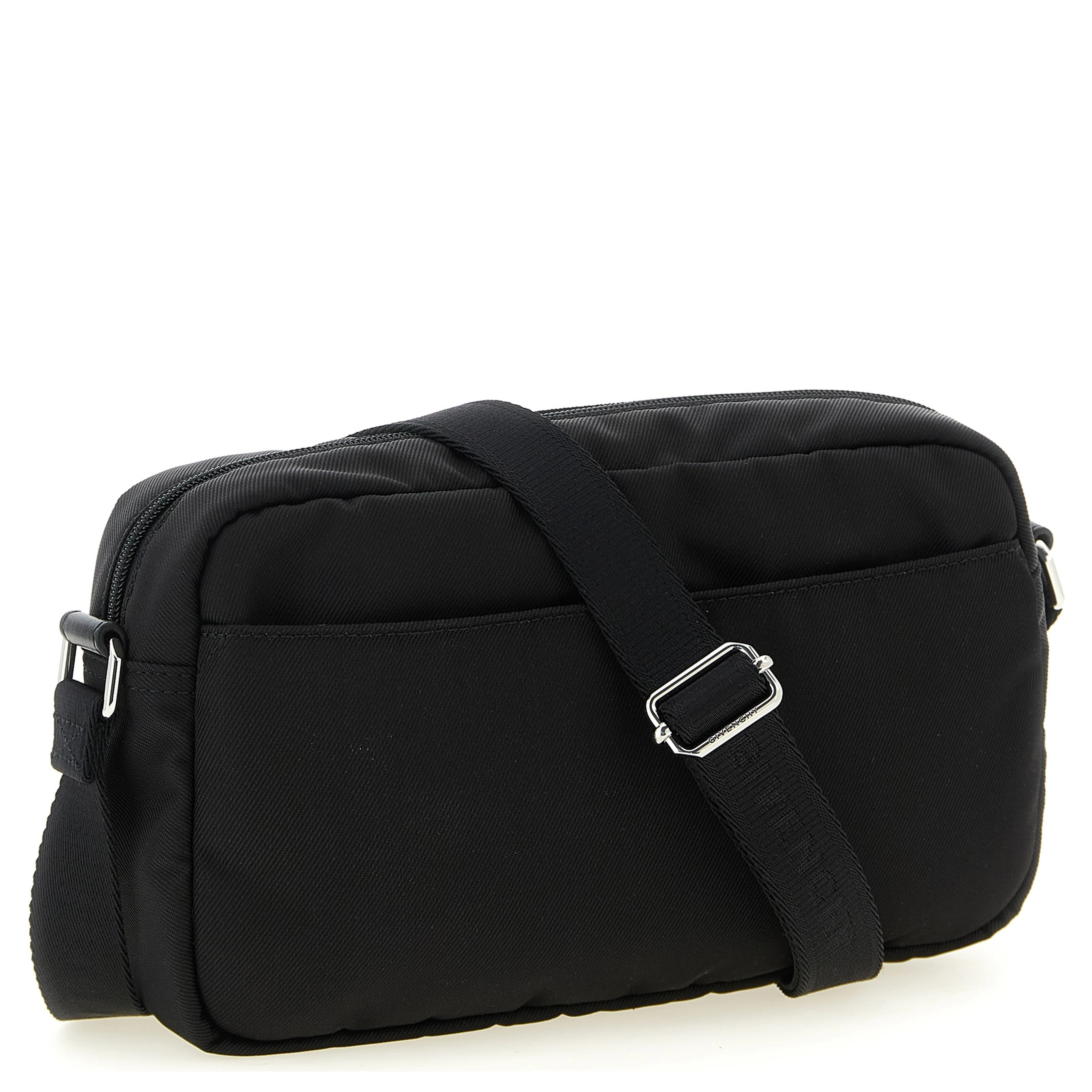 Black Polyamide Crossbody Bag